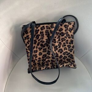 Leopard Print Shoulder Bag